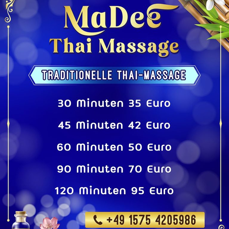 Preise Traditionelle Thai Massage